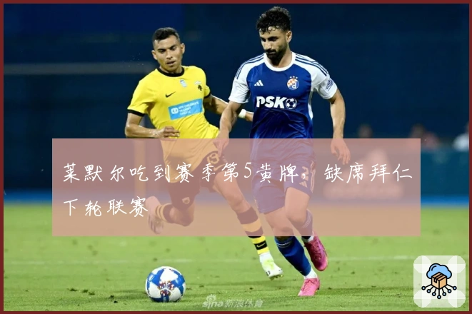 莱默尔吃到赛季第5黄牌，缺席拜仁下轮联赛